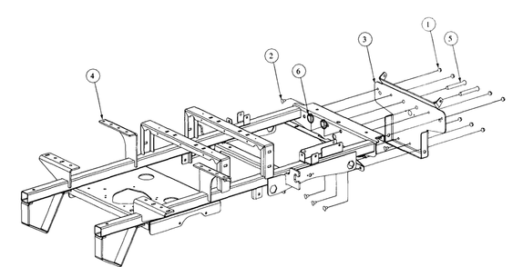 Part Location Diagram of 01004908 MTD Bracket Assembly, Frame, Front